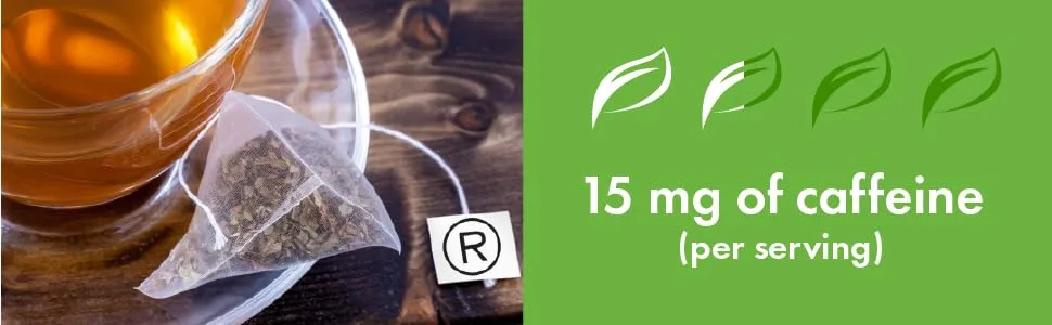 Revolution Tea - Mesh Infuser Full Leaf Tea - Pomegranate White Tea - 30 Bags - caffeine
