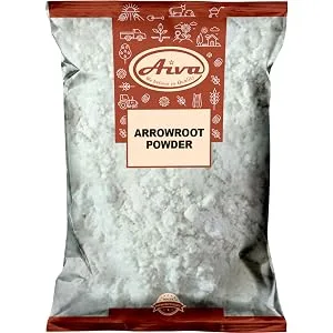 AIVA Arrowroot Powder, Natural Thickener, Dairy-Free, Non-GMO, Cornstarch Substitute - (14 Ounce) - Arrowroot powder front