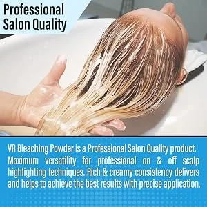 VR Blue Bleaching Hair Powder Extra Strength Lightener & Toner by Cocohoney, Made in Italy (8.75 oz (250 g)) - product information 6