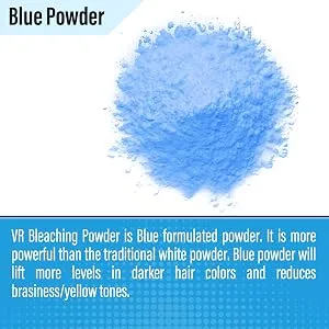 VR Blue Bleaching Hair Powder Extra Strength Lightener & Toner by Cocohoney, Made in Italy (17.5 oz (500 g)) - product information 4