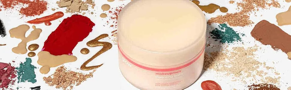 glowoasis Makeupmelt Cleansing Balm | Makeup Remover | Make Up Remover Balm for Face & Eye | Non-Stripping Cleansing Balm Makeup Remover | Cleansing Balm for Hard to Remove Makeup - makeup melt