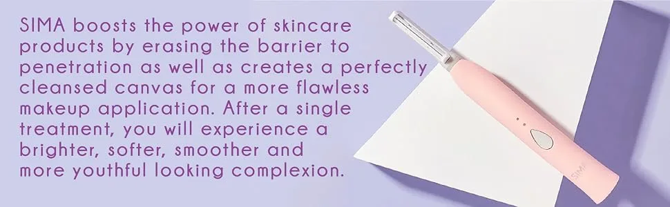 Spa Sciences SIMA Microderm Tips - 1 Coarse and 1 Fine Tip - Compatible with SIMA Sonic Dermaplaning Tool - For All Skin Types - Spa Sciences