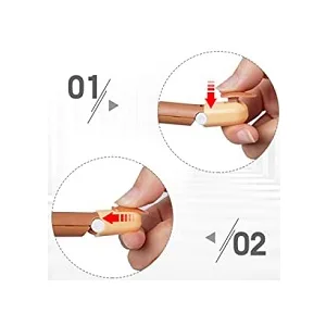 Practice Hand for Acrylic Nails, Professional Nail Practice Hand for Training, Adjustable False Fake Mannequin Hand with 100Pcs Nail Tips, Upgrade DIY Nails Display Manicure Supply - The high quality detachable nail tips are easily to be fixed sturdy and will not fall off easily