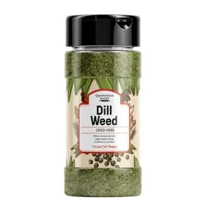Dill Weed By Unpretentious Baker, 1 Cup, Light Anise Taste, Garnish - Dill Weed