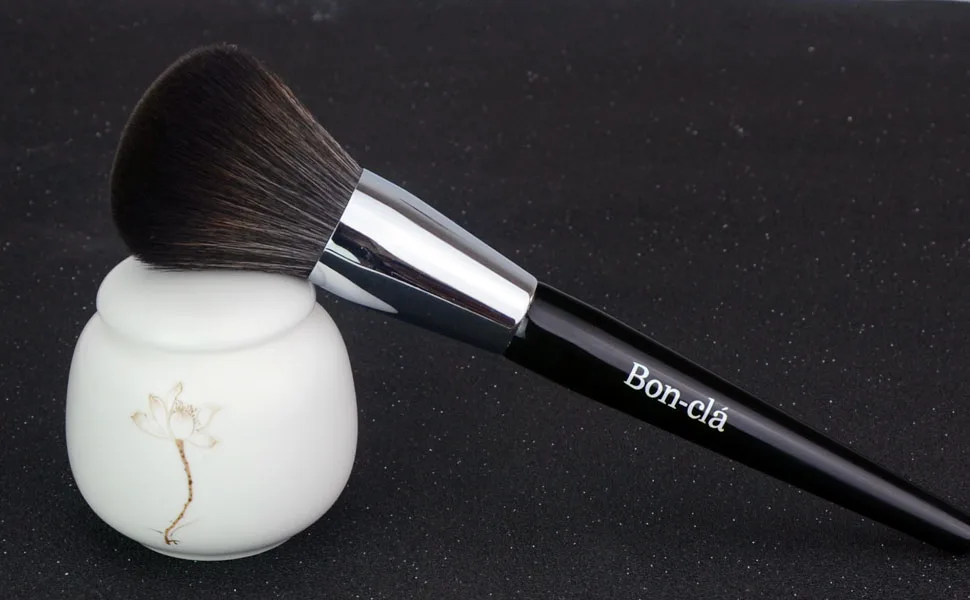 Bon-cl Large Powder Brush, Fluffy & Soft, Grasp Powder Evenly, Premium Durable, Perfect for Powder Brush & Blush Brush Etc., Daily Makeup - large rounded powder