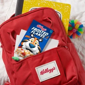 Kelloggs Froot Loops Breakfast Cereal with Marshmallows, Fruit Flavored, Halloween Snacks, Original with Spooky Marshmallows, 10.5oz Box (1 Box) - Individual serving sizes of Frosted Flakes fit into kids backpacks along with school supplies, toys