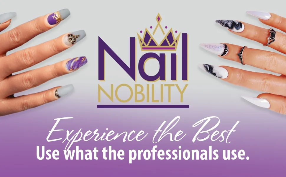 Professional Silicone Practice Half Hand for Acrylic Nails by Nail Nobility - Poseable Half Hand for Practicing Nail Art, Acrylic, Gel Techniques by Nail Techs Artists - Flexible, Reusable, Realistic - Hero