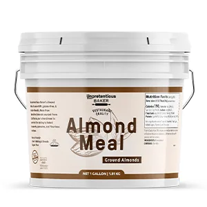 Almond Meal By Unpretentious Baker, 1 Gallon, Breading Replacement, Great for Rubs, Breads & Baked Goods 1 gallon bucket - product information 6