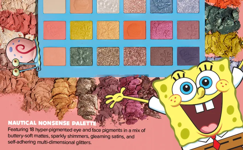 Wet n Wild 1114237, Round Kabuki Brush SpongeBob Squarepants Makeup Tools Cheeks Round Foundation Brush, Sandy - unspecified