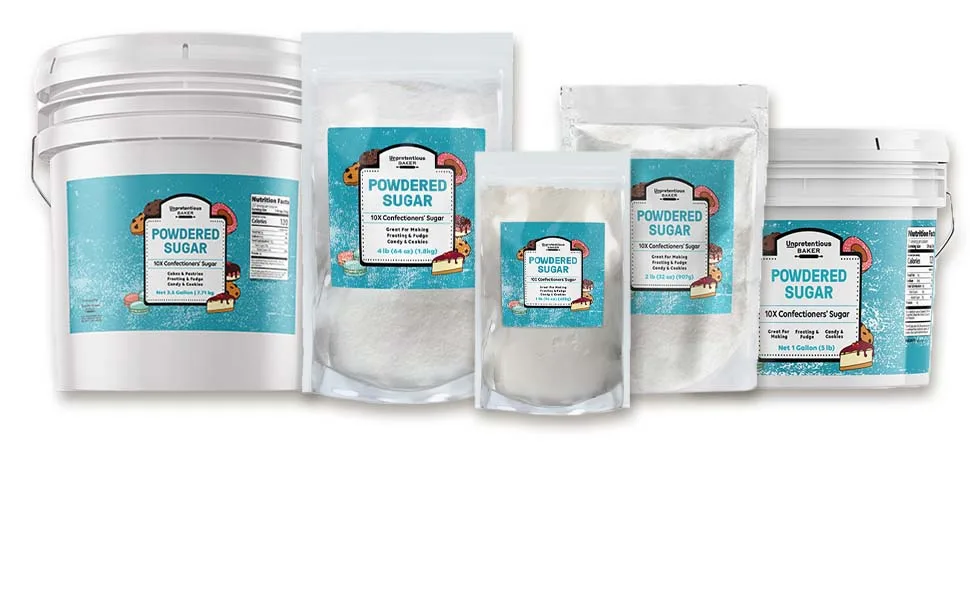 Powdered Sugar By Unpretentious Baker (1 Gallon) Confectioners Sugar, For Baking, Candy Making, Desserts 1 Count (Pack of 1) - product information 5