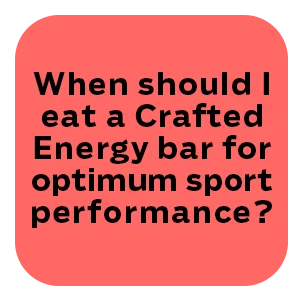 CRAFTED Runner Functional Energy Bar - Cherry Walnut - | Natural Clean Label Ingredients Plant Based, Easy to Digest, Clean Ingredient Energy Bars | Pack of 12 52g Bars - When should I eat a Crafted Energy for optimum sport performance