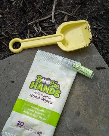Boogie Hand Spray Wipes, Plant Based, Made with Aloe & Sunflower Seed Oil, 3 Count (Pack of 1) - Boogie Hands