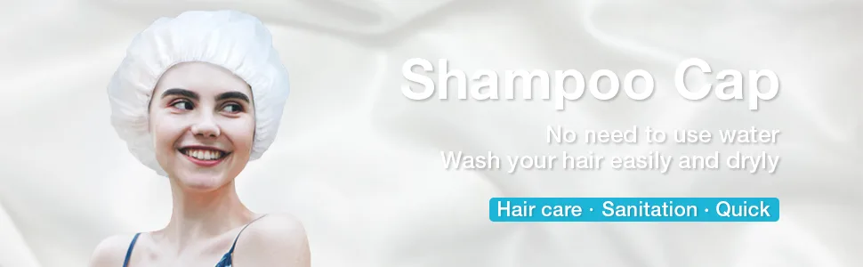 AZchose No Water Shampoo Caps Disposable 12 pack Rinse-Free Shampoo Caps for Bedridden Patients - Rinse-Free Shampoo Cap