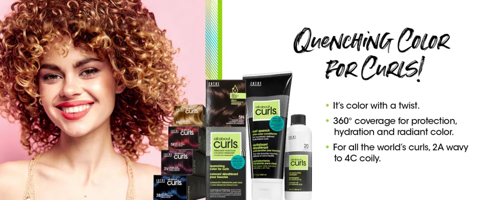 All About Curls 20 Volume Creme Developer | For Hair Coloring & Long Lasting Color | All Curly Hair Types - All About Curls Quenching Hair Color Dye