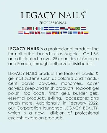 Legacy Nails Professional Neutral Odorless Nail Liquid - Odorless Non-yellowing Formula, Great for Clients and Nails Techs That Sensitive To Monomer Smell (4 Ounces) - History