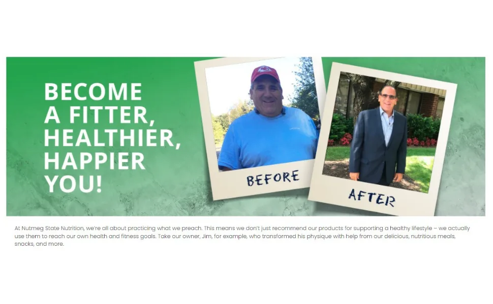 HealthyWise - High Protein Diet Drink - Weight Loss Cappuccino - 15g Protein - Low Calorie - Low Carb - Low Sugar - 7 Servings Per Box (Cappuccino) - Before and After