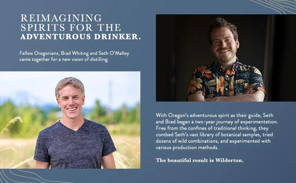 Wilderton Earthen Non Alcoholic Spirits - Botanical Spirit with Spice, Wood, and Smoke Notes - Zero Proof Alcohol Free Drinks - 25.4 fl oz - non alcohol drink mixes mixer zero proof gin alcohol alternative beverages non alcoholic cocktails