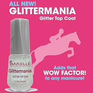 BARIELLE GLITTERMANIA Glitter Top Coat for Nails .47 oz. - Glittermania 1