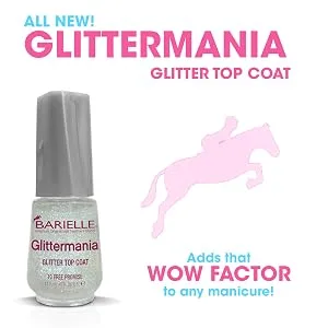 BARIELLE GLITTERMANIA Glitter Top Coat for Nails .47 oz. - Glittermania 2