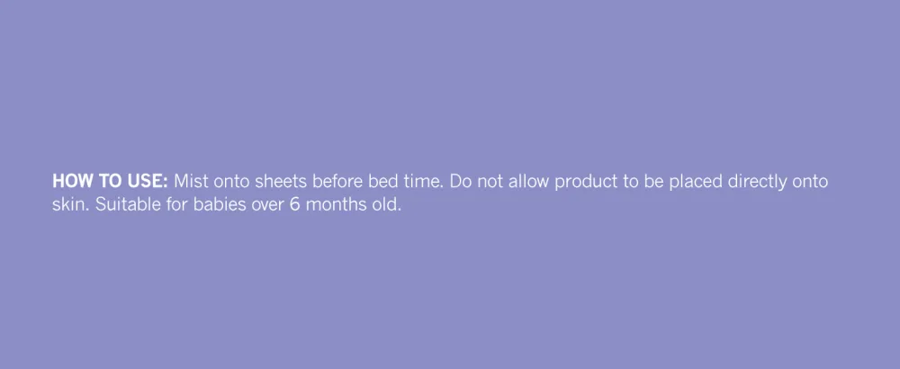 Thisworks Baby Sleep Pillow Spray: Ultra-Gentle to Lull Your Baby to Sleep, 75ml | 2.5 fl oz 6+ Months - how to use