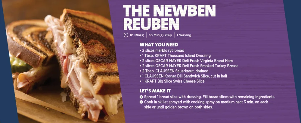 Kraft Deluxe Bold Caesar Salad Dressing (16 oz Bottle) - The Newben Reuben recipe