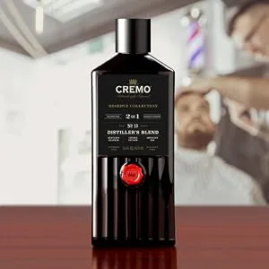Cremo Distillers Blend Reserve Collection Barber Grade 2-in-1 Shampoo & Conditioner, 16 Oz (2-Pack) - Image 2