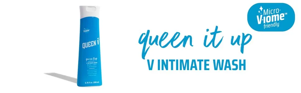 QUEEN V Queen it Up - V Intimate Wash, 6.76 oz.(Pack of 2) - queen it up