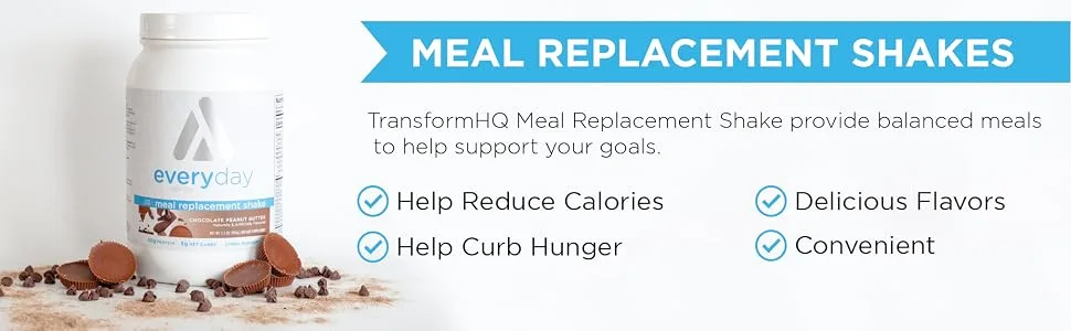 TransformHQ Meal Replacement Shake Powder 28 Servings (Pineapple Whip) - Gluten Free, Non-GMO - MRS benefits