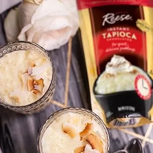 Reese Instant Quick Cooking Tapioca 8oz (Pack of 3) - Reese Instant Tapioca