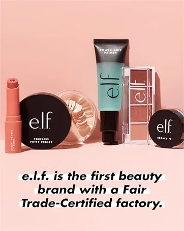e.l.f. Triangular Buffing Foundation Brush, Makeup Brush For Sculpting & Defining, Made With Synthetic Bristles - Fair trade certified