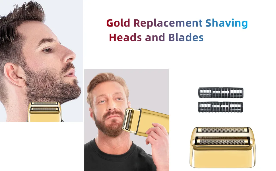 2 Pack Shaver Replacement Foil and Cutters compatible with BaBylissPRO Double FXFS2 Metal shaver foil replacement,Silver - product information 18