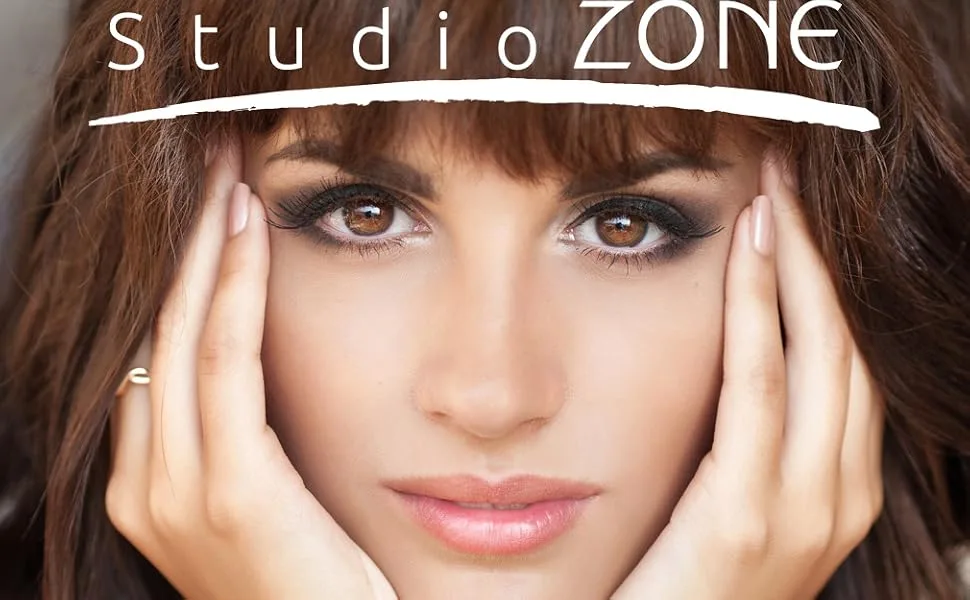 StudioZONE Compact Mirror with Light  Travel Magnifying Mirror - 10X Magnifying Mirror for Purses  USB Rechargeable with 3 Color LED Compact Mirror with Light Up & Dimmer Option - the studiozone brand for the woman who loves stylish beauty products
