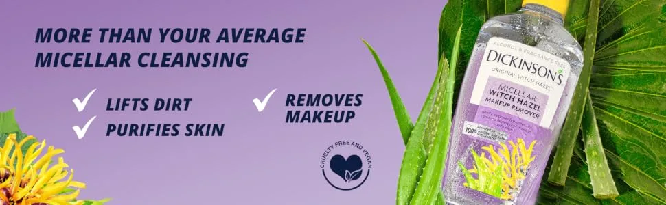 Dickinson's Micellar Witch Hazel Makeup Remover - product information 2