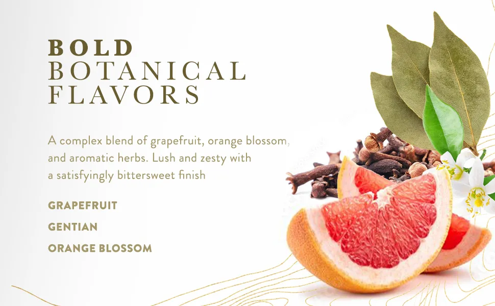 Wilderton Bittersweet Aperitivo Non Alcoholic Spirits - Botanical Spirit with Grapefruit, Orange Blossom and Aromatic Herbs - Zero Proof Alcohol Free Drinks  25.4 fl oz - 3.02 - 970x600 - Mindful Goods - AE - 70935 (1).jpg