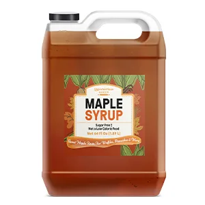 Sugar Free Maple Syrup By Unpretentious Baker, 1/2 Gallon (64 Fl Oz) Pancakes, French Toast, Waffles 64 Fluid Ounces - product information 6