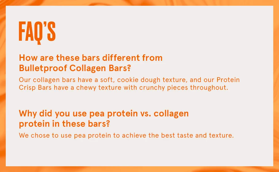 Bulletproof Protein Crisp Bars, Peanut Butter Chocolate Chip, 12 Pack, High Protein, Low Sugar - product information 5