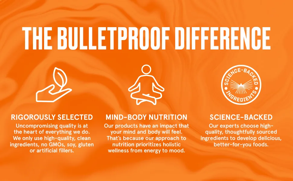 Bulletproof Protein Crisp Bars, Peanut Butter Chocolate Chip, 12 Pack, High Protein, Low Sugar - The Bulletproof Difference