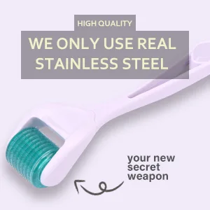 Derma Roller Individual Real Needle MOOKARDILANE 192 Stainless Steel Microneedling Roller for Face Body Beard Hair w/Storage Case #1.50 - product information 4