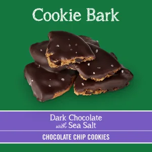 Tate's Bake Shop Cookie Bark, Chocolate Chip Cookies with Dark Chocolate and Sea Salt, 5 oz - image