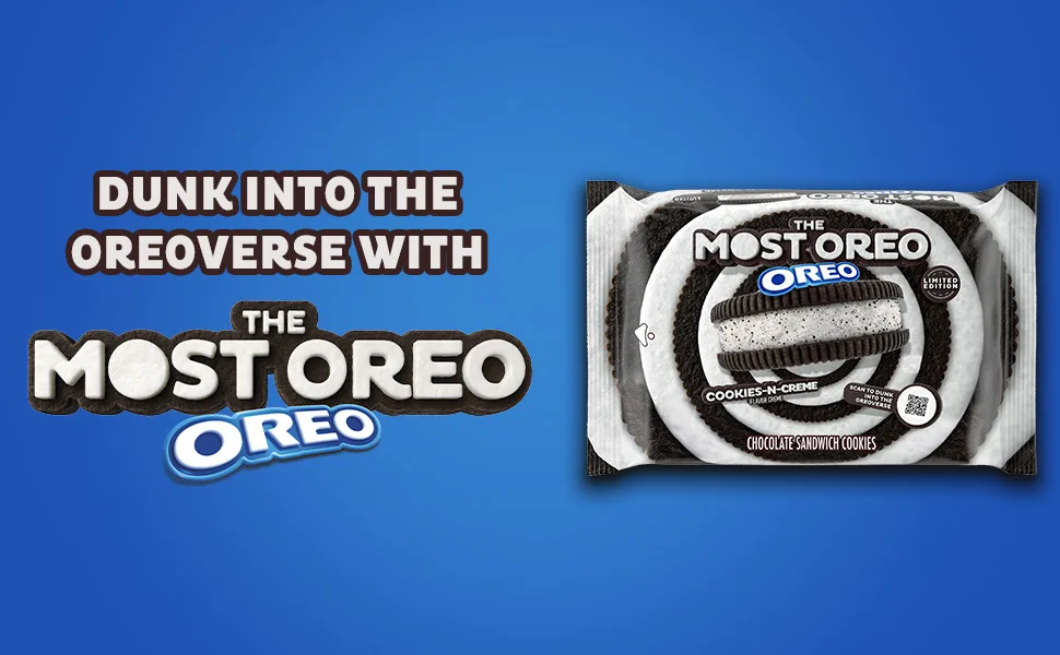 The Most OREO OREO Limited Edition Cookies-N-Creme Chocolate Sandwich Cookies, 13.4 oz - image