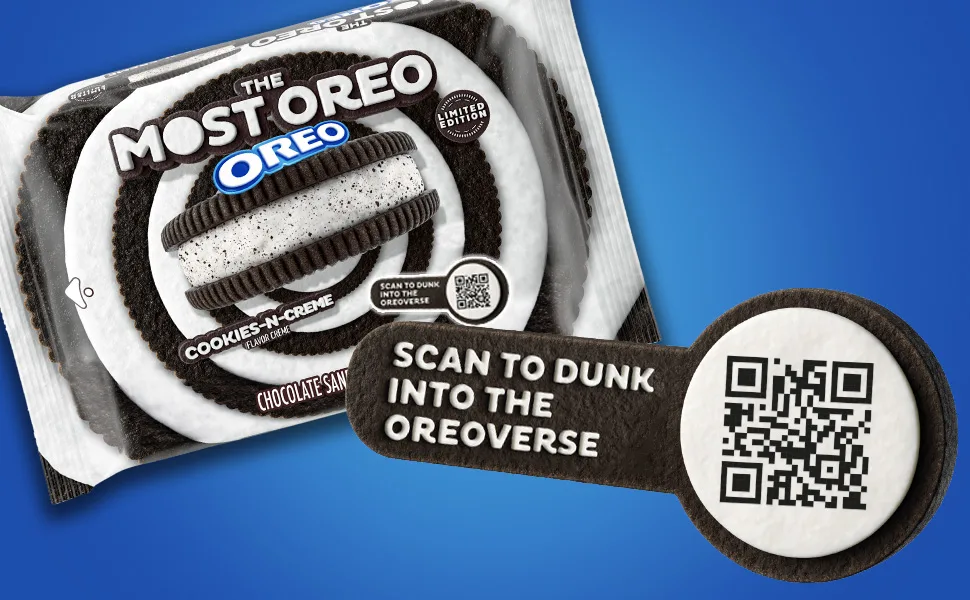 The Most OREO OREO Limited Edition Cookies-N-Creme Chocolate Sandwich Cookies, 13.4 oz - image
