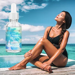Tanning Drops, Self Tanning Drops to Add to Moisturizer- Face Tanning Drops for Gradual Glow, Vegan and Cruelty Free, 1.01 Fl Oz - self tan drops 4