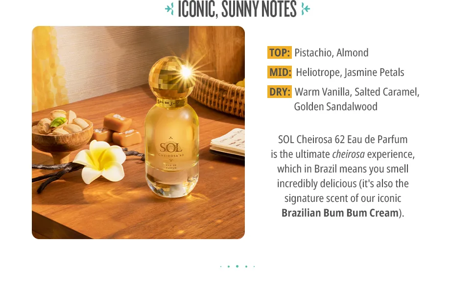 SOL DE JANEIRO Cheirosa 62 Eau de Parfum 0.27 Fl Oz (Pack of 1) - The ultimate cheirosa experience
