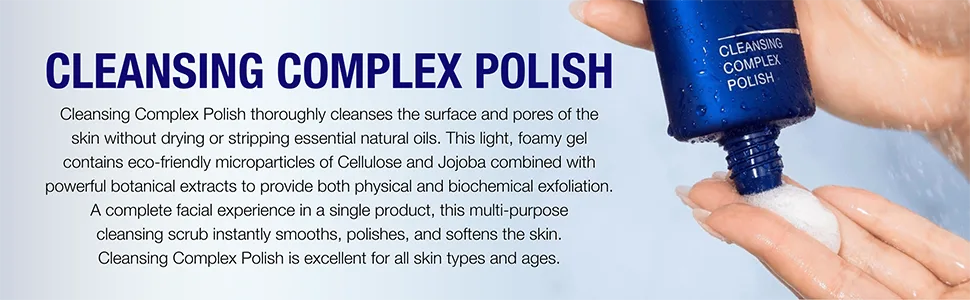 iS CLINICAL Cleansing Complex Polish Gentle Exfoliator for Face Polishes and smoothes the skin - cleamsing complex, clesnsing complex
