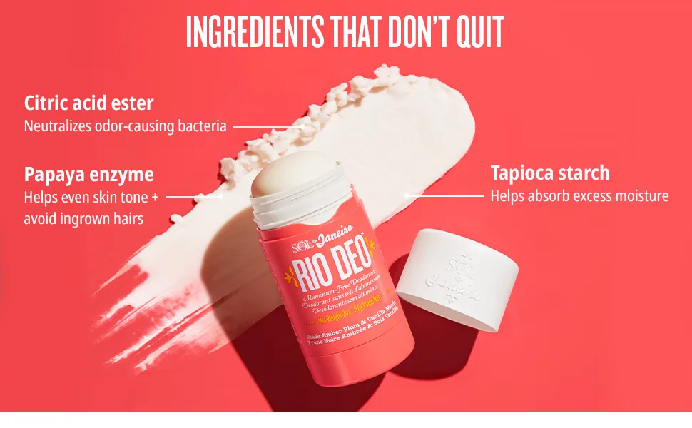 Sol de Janeiro Rio Deo Cheirosa 40 Refillable Deodorant - Ingredients that don