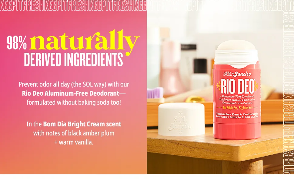 Sol de Janeiro Rio Deo Cheirosa 40 Refillable Deodorant - Prevent odor all day the SOL way!
