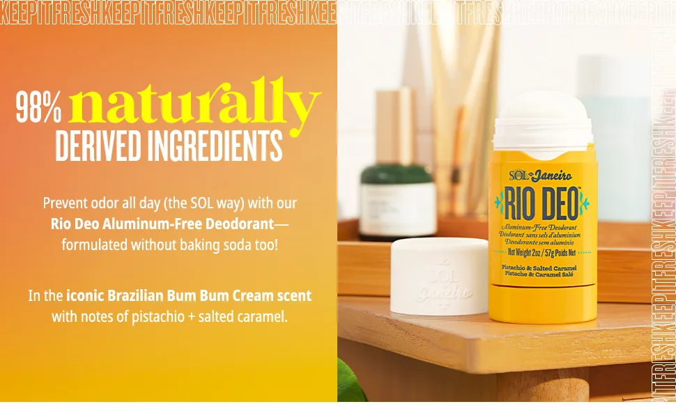 Sol de Janeiro Rio Deo Refillable - 98% naturally derived ingredients