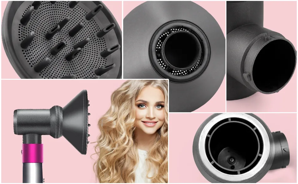 Diffuser and Adaptor for Dyson Airwrap Styler, for Airwrap Styler Converting to Hair Dryer - Diffuser And Adaptor