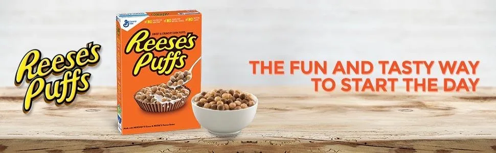 Reese's Puffs Minis Breakfast Cereal, Chocolate Peanut Butter Cereal, Family Size, 19.8 OZ - product information 5