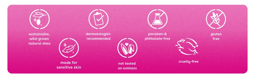 eos Shea Better Hand Sanitizer- Coconut Waters, Kills 99.9% of Harmful Bacteria, Instantly Moisturizes, 8 fl oz - Our Promises